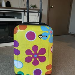 Limited Edition Mia Toro Pop Fiore 20” Carry On Rolling Spinner Suitcase