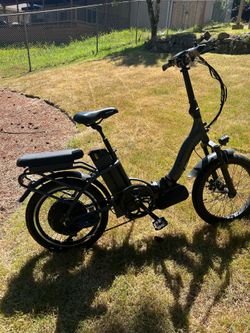 Rattan electric bike
