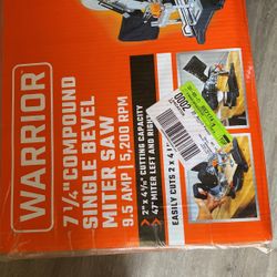 Warrior Single Bevel Miter Saw