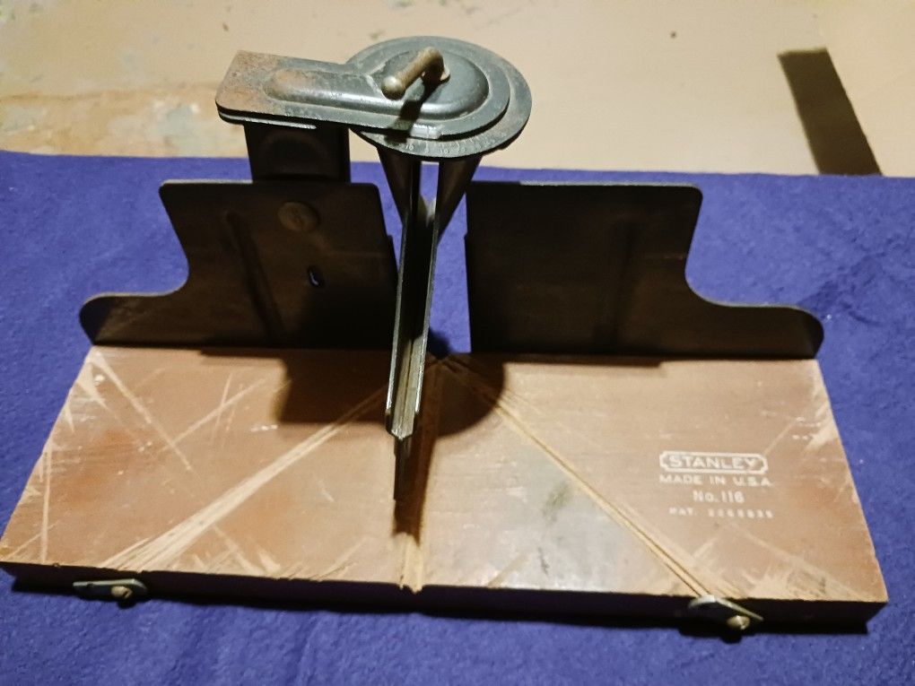 Vintage Stanley Tool Wood Mitre Box