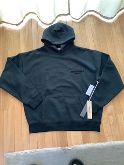 Black essentials hoodie