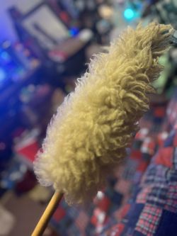 White Fluffy Duster
