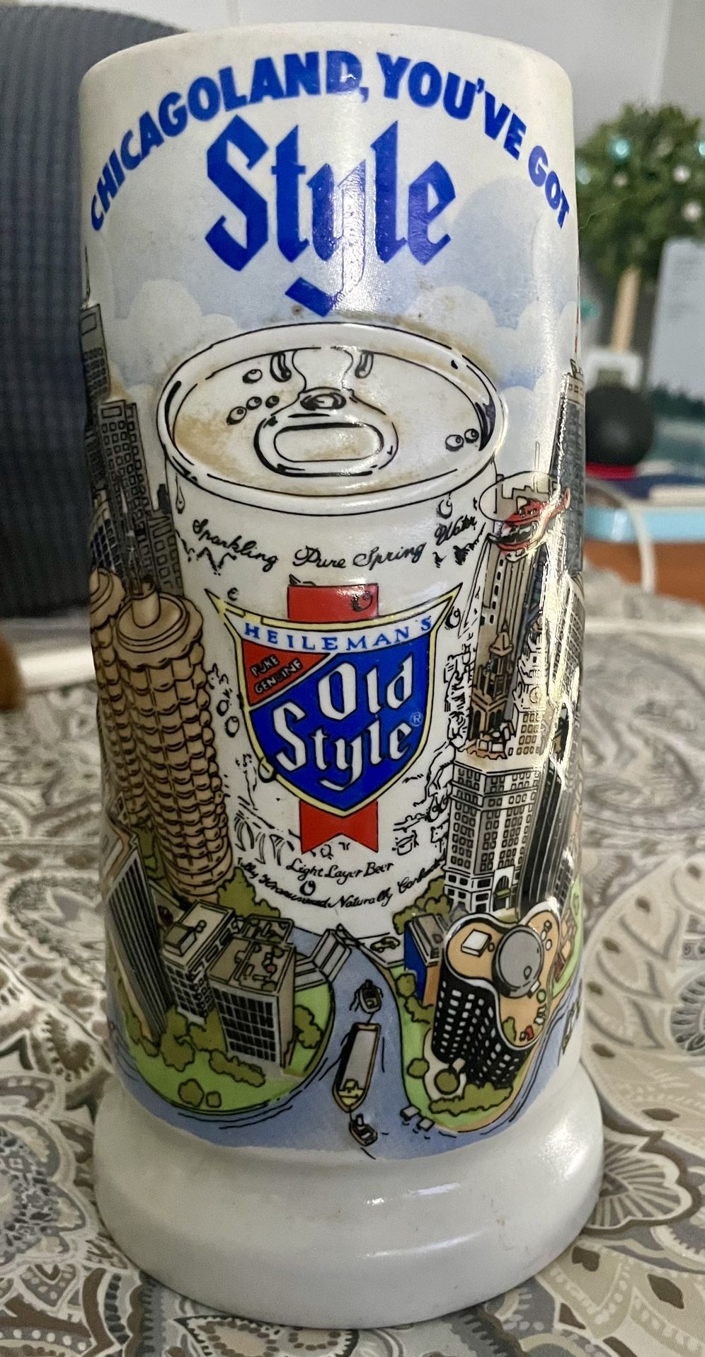 Chicago Cubs Beer Stein Mug - Old Style Beer (Vintage, Chicago Cubs Memorabilia)