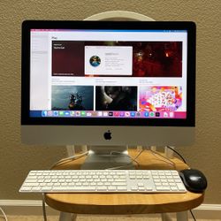 2014 Apple iMac 21.5" MF883LL/A w/i5-4260U 1.4GHz/8GB/500GB HDD - Good