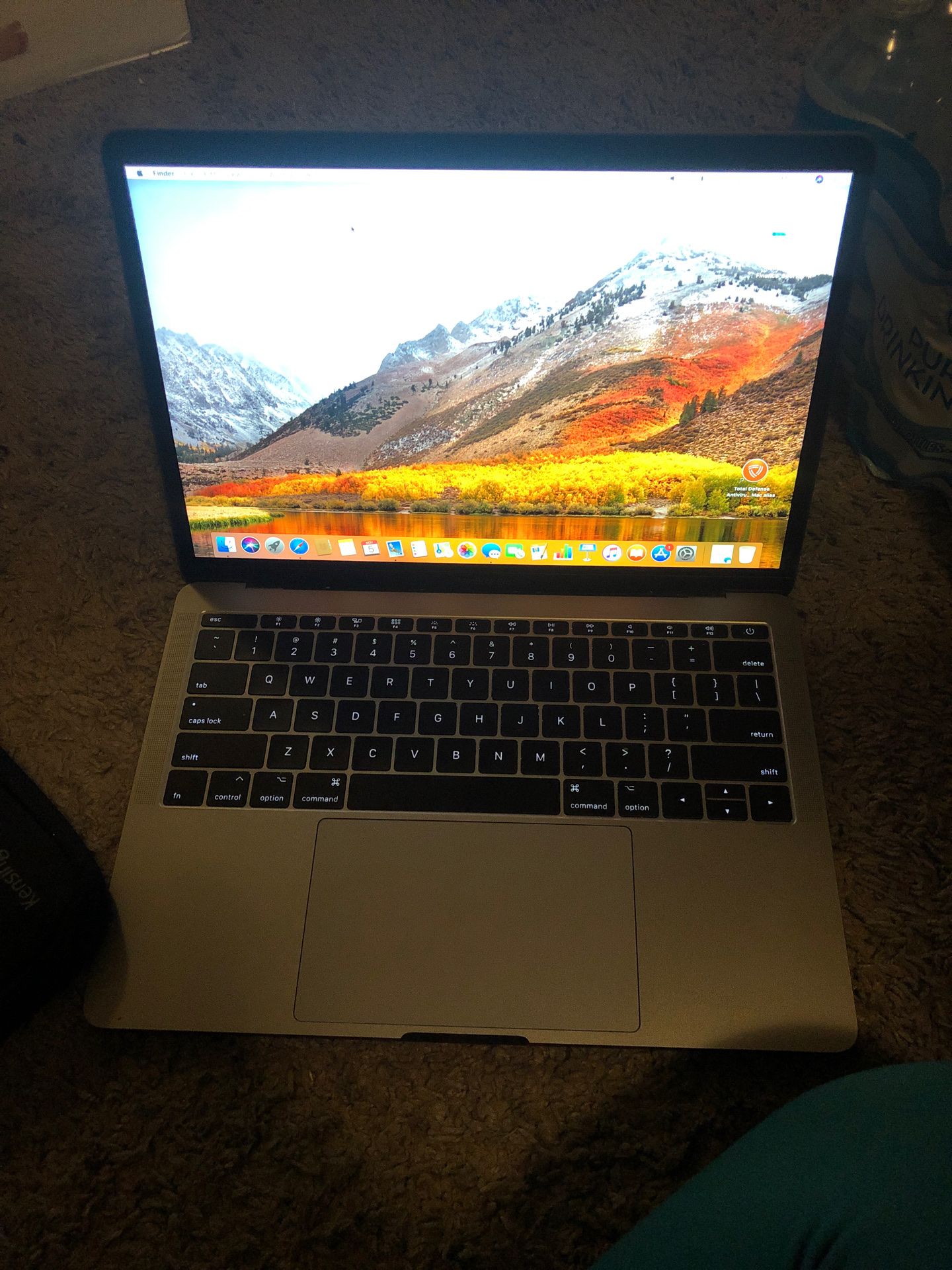 MacBook Pro laptop , case included.