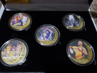 24kt Gold Plated Kobe Bryant Coins