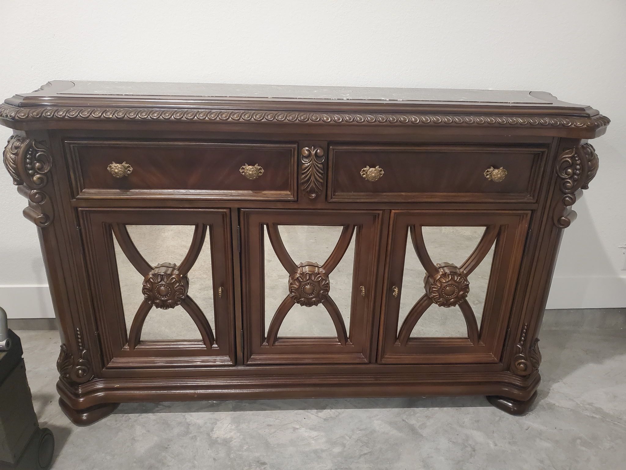 Oak console Table