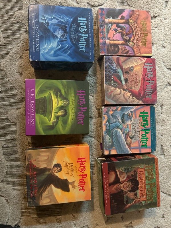 HARRY POTTER AUDIO BOOKS 1-7
