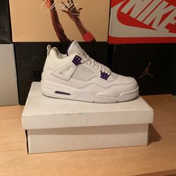 Jordan 4 Purple Metallic 