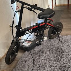 A3 E-bike for little kids 6-12 20mph has 3 modes