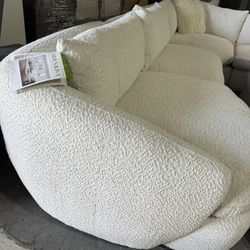 White Sectional
