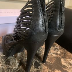Black strap Heels 