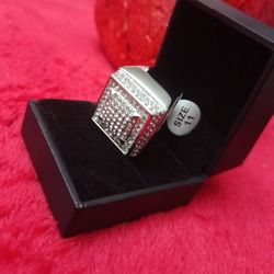 Titanium Steel Shiny Bling Ring Men's 