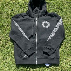 Chrome Hearts Black Zip Up