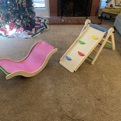 Toddler climbing set