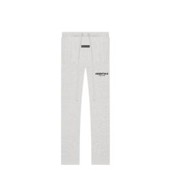 Uncuffed Essential Pants Light Oat