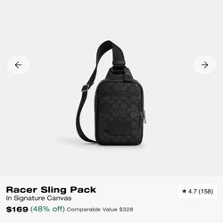AUTHENTIC COACH SLINGER BAG
