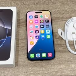 NEW APPLE IPHONE 16 PRO Max 256GB UNLOCKED VERIZON AT&T T-MOBILE CRICKET M