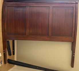 Bed frame and nightstand