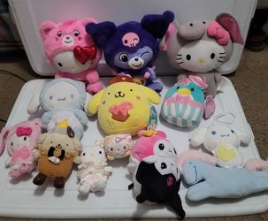 Sanrio Plush Hello Kitty Friends Squishmallow Kuromi Cinnamoroll 