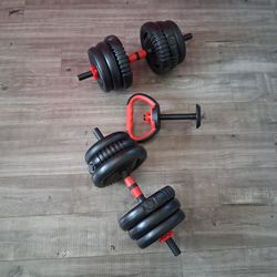 Dumbells With Small Weight Rack
