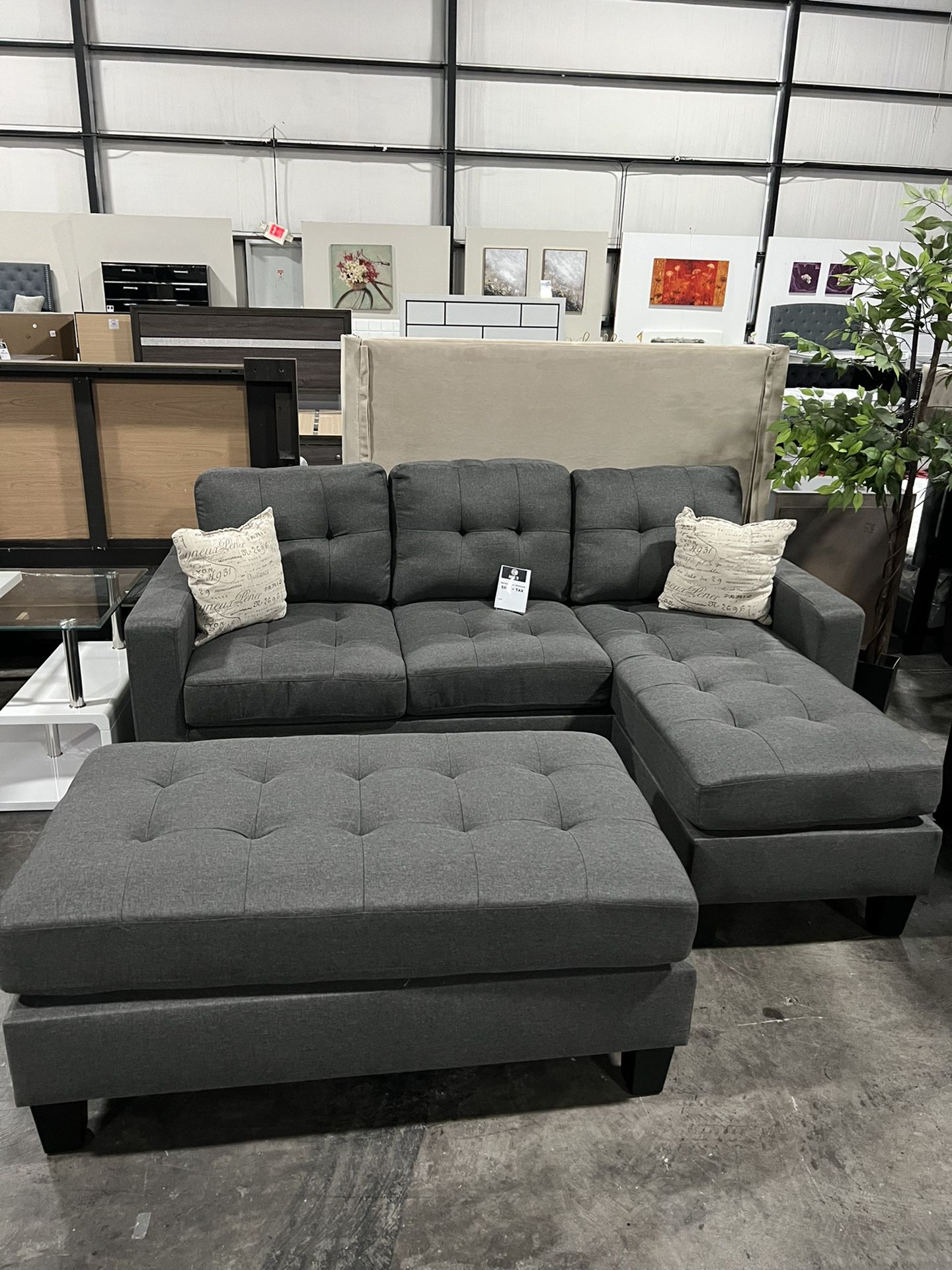 SECTIONAL GREY