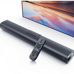 VEAT00L 2.1ch Sound Bars for TV, Soundbar with Subwoofer, Wired & Wireless Bluetooth 5.0 3D Surround Speakers, Optical/HDMI/AUX/RCA/USB Connection, Wa