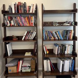 Pottery Barn Ladder Book Shelves (2)