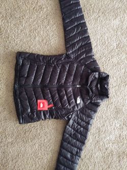 Womens north face flare down jacket new with tags sz med