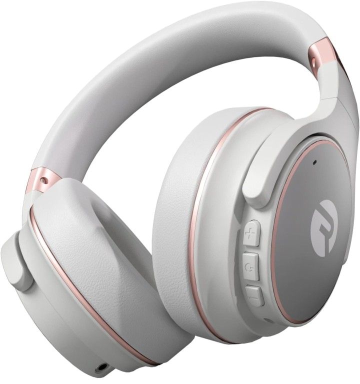 Raycon Everyday Wireless Bluetooth Over Ear Headphones, with Active Noise Cancelling