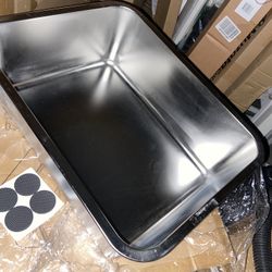 Cat Liter Box Stainless Steel New$13