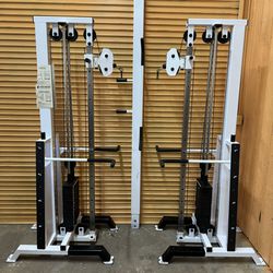Atlantis Strength Crossover Dual Adjustable Cable Pulley w/ 150 LB Stacks - Commercial Gym Equipment
