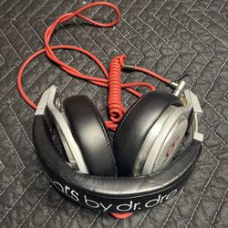 Beats by Dr. Dre Wired Over-Ear Headphones (Red Cable)