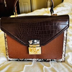 New - Never Used Aldo Snake Skin Satchel - Clairlea 