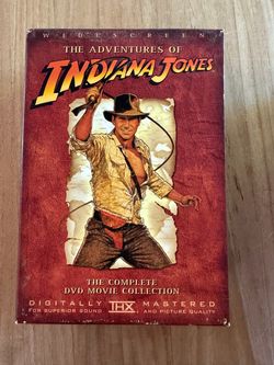 Indiana Jones 3 movie box set DVDs