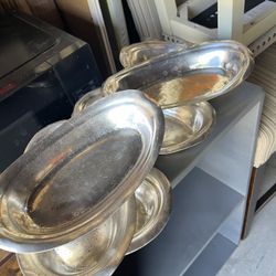 Metal Bowls Set 10 Dlrs 