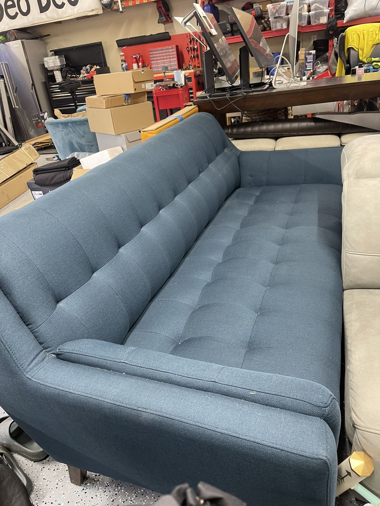 Blue Sofa Set 500 OBO for Sale in Seattle, WA OfferUp
