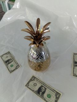 Pineapple Multi Plated Jewelry Box