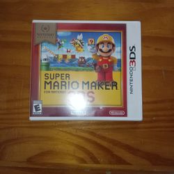 Super Mario Maker 3DS Brand New