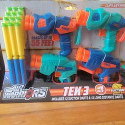 💖NEW  AIR WARRIORS   24 FOAM DARTZ. BlAST 55 FEET
