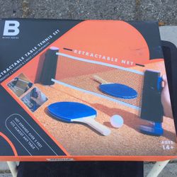 Retractable Table Tennis Set