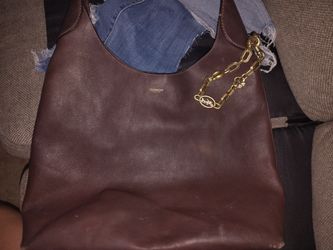 Coach leather shoulder bag