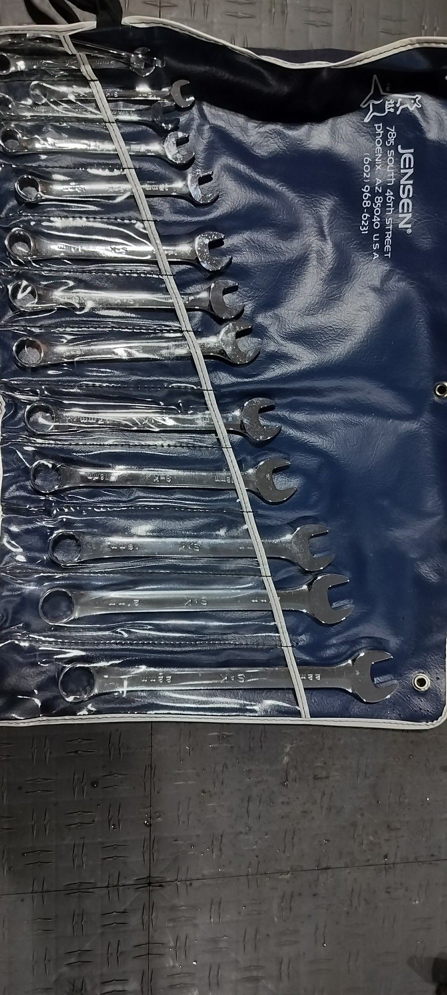 Jensen 15 piece wrench set