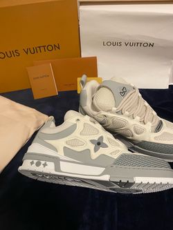 White and Grey LV Skates