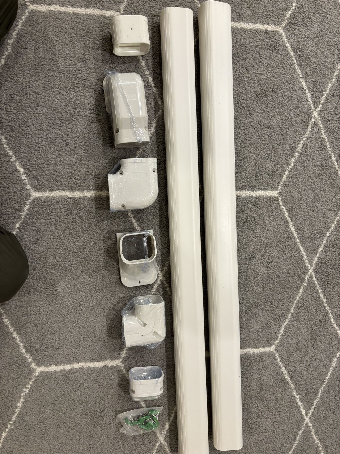 Mini Split Lineset Cover. 4 Straight Planks