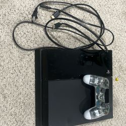 PS4 w/ headset, games & controller
