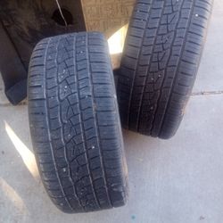 Two Continental 225/45 ZR 17" 91W