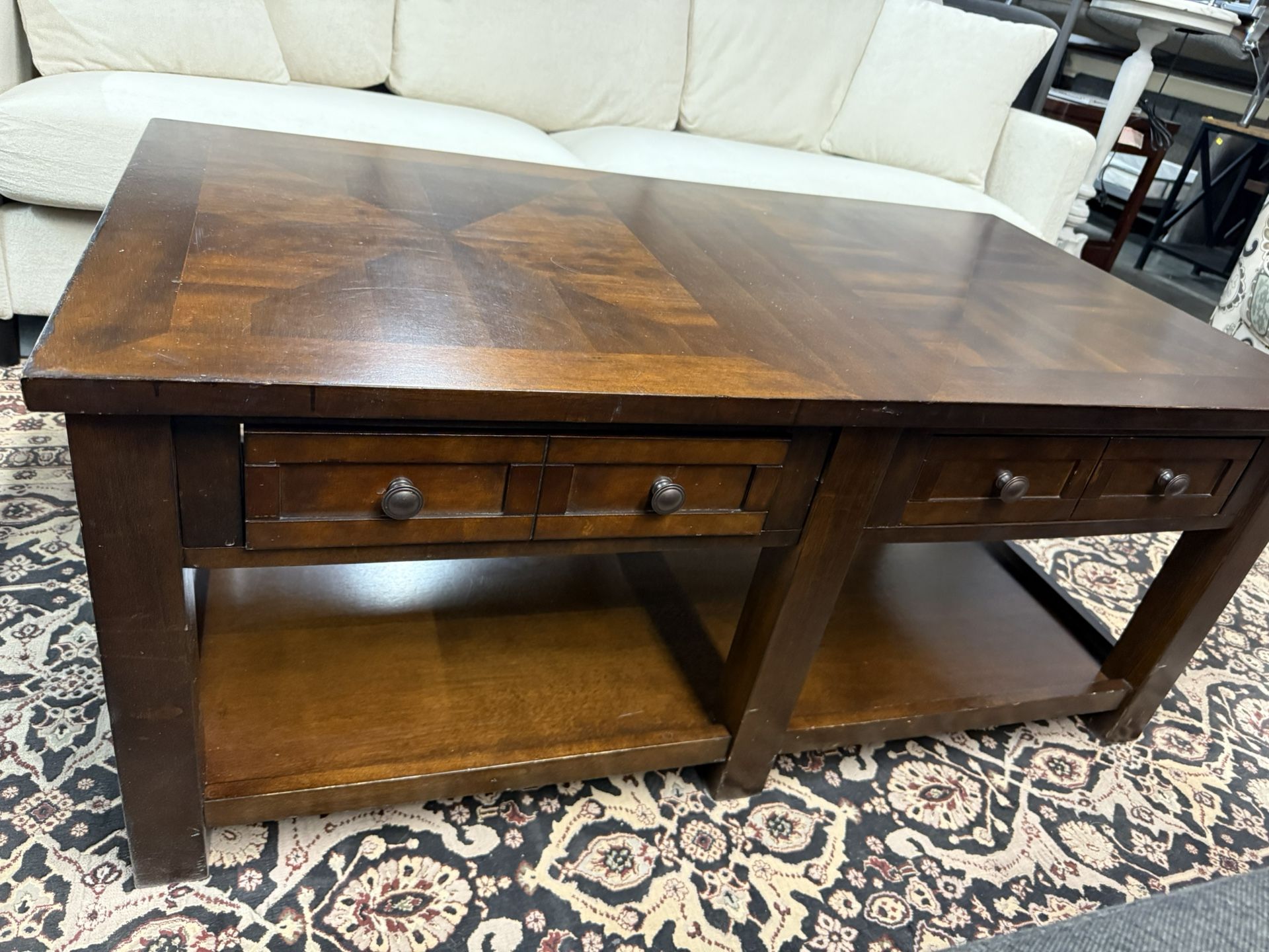 Rich Espresso 3-Piece Table Set – Coffee Table + 2 End Tables