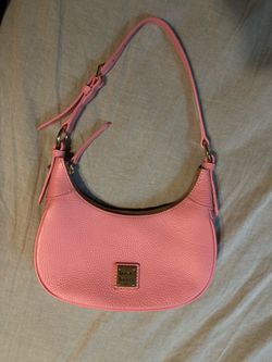 dooney and bourke pink shoulder bag