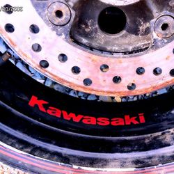 Slightly Used Kawasaki Front And Back Rims
